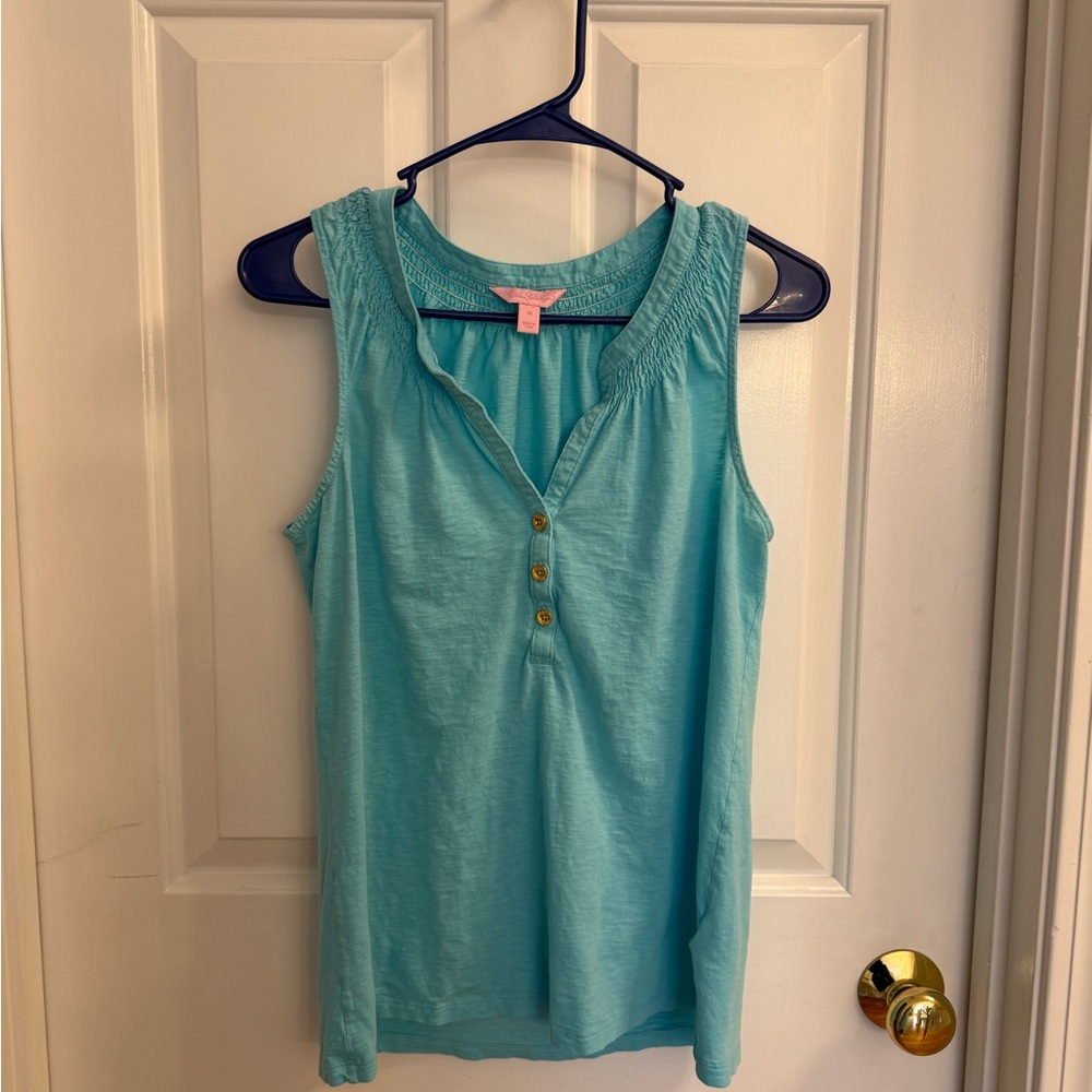 Lilly Pulitzer Sleeveless Blue Top